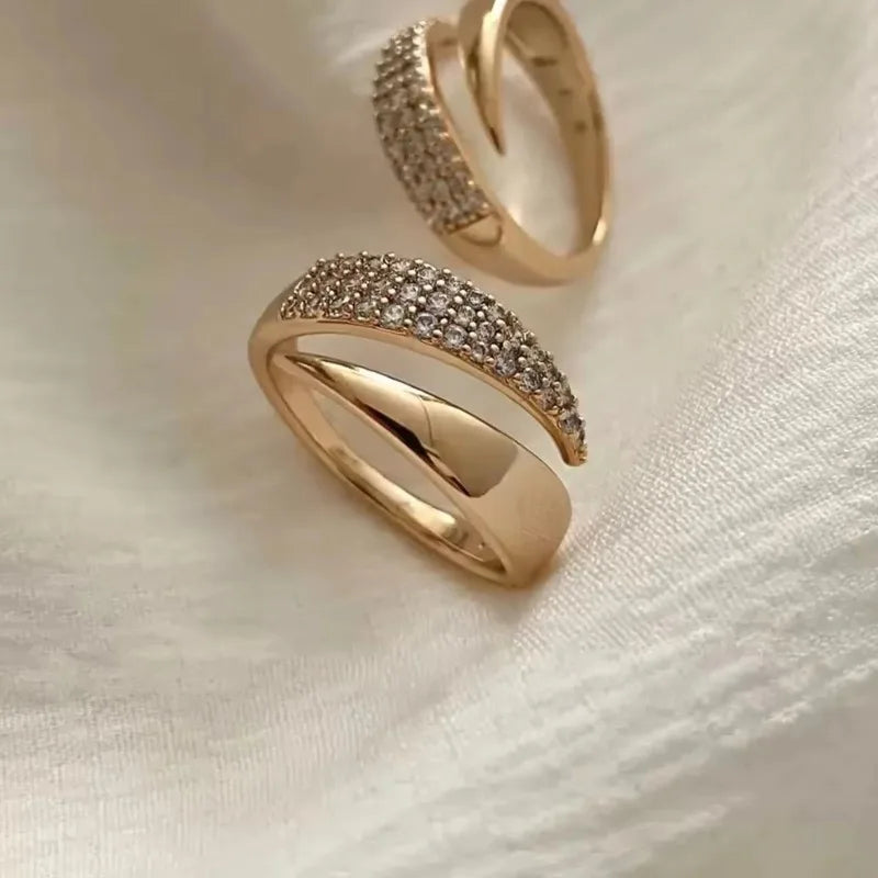 Bague Soleil – Plaqué Or & Pierre Naturelle