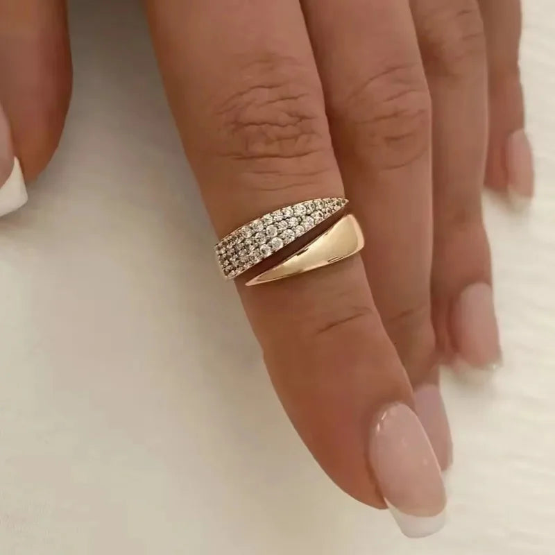 Bague Soleil – Plaqué Or & Pierre Naturelle