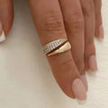 Bague Soleil – Plaqué Or & Pierre Naturelle